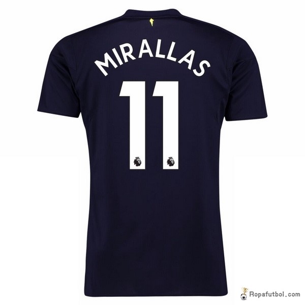 Camiseta Everton Replica Tercera Ropa Mirallas 2017/18